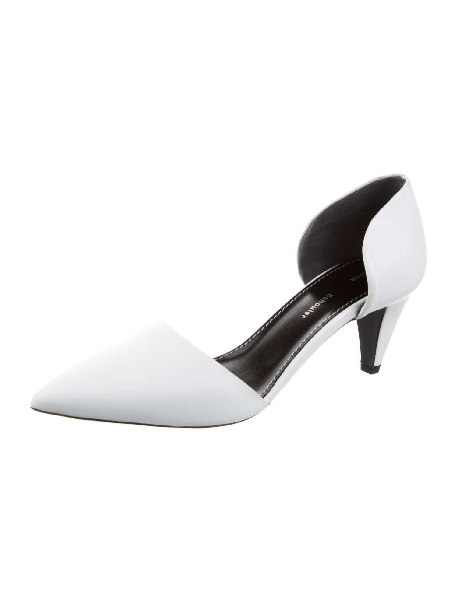 Proenza Schouler Leather Slingback Pumps