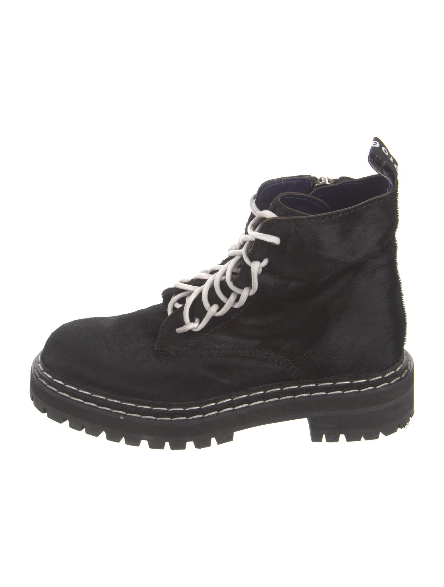 Proenza Schouler Ponyhair Combat Boots