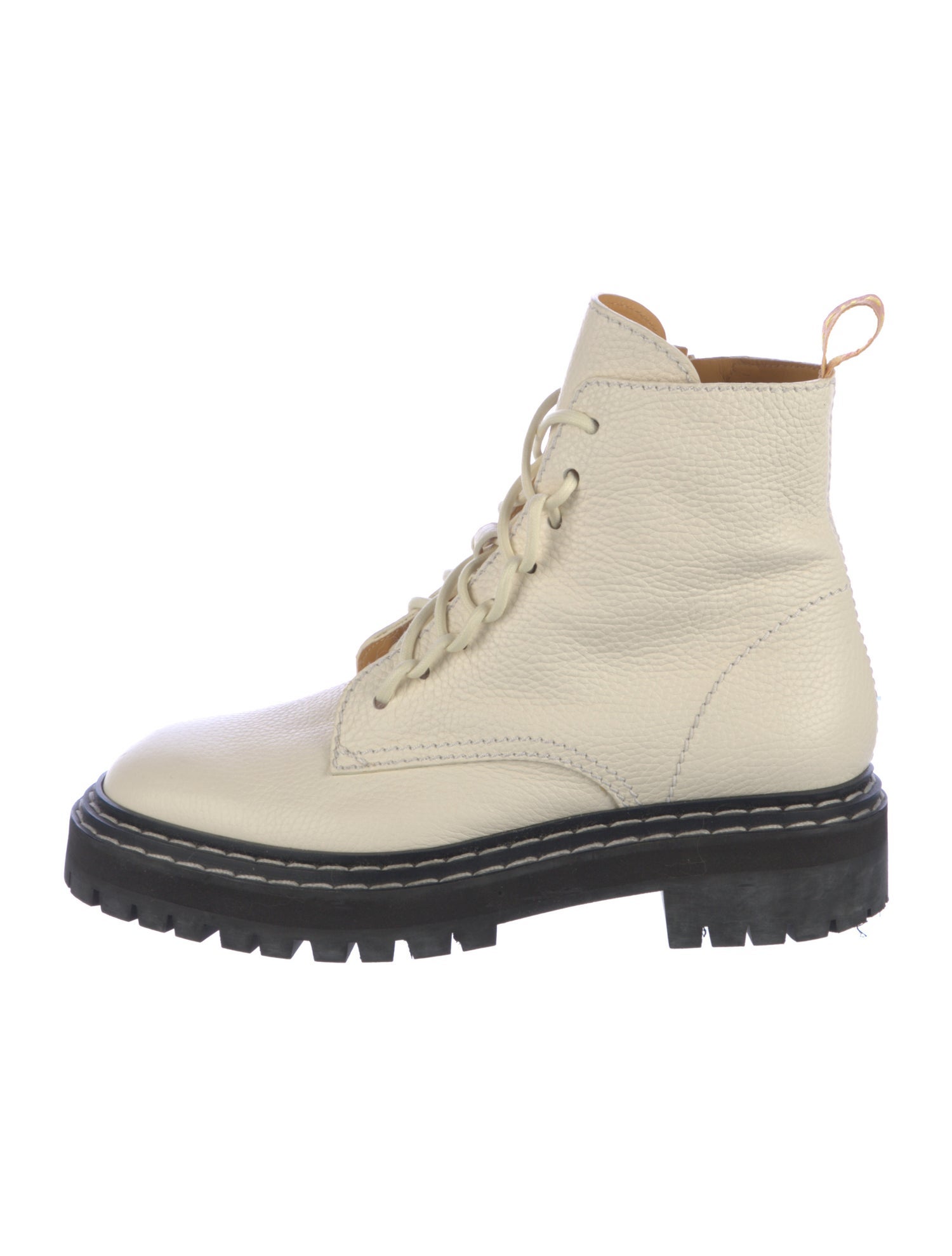 Proenza Schouler Leather Combat Boots