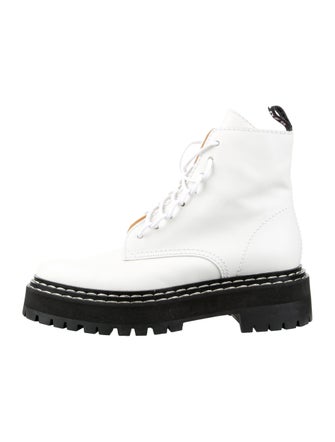 Proenza Schouler Leather Combat Boots