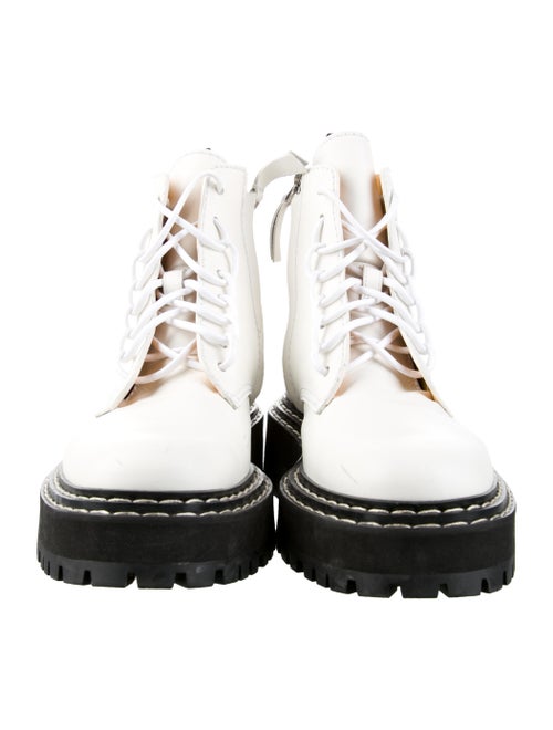 Proenza Schouler Leather Combat Boots