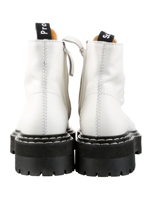 Proenza Schouler Leather Combat Boots