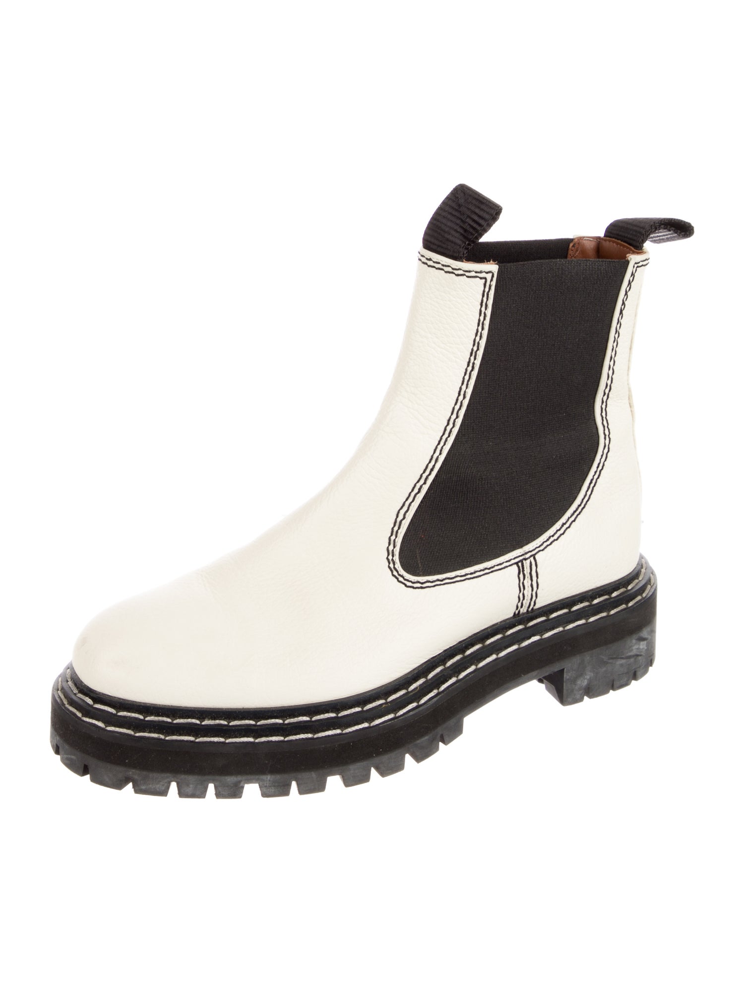 Proenza Schouler Leather Chelsea Boots