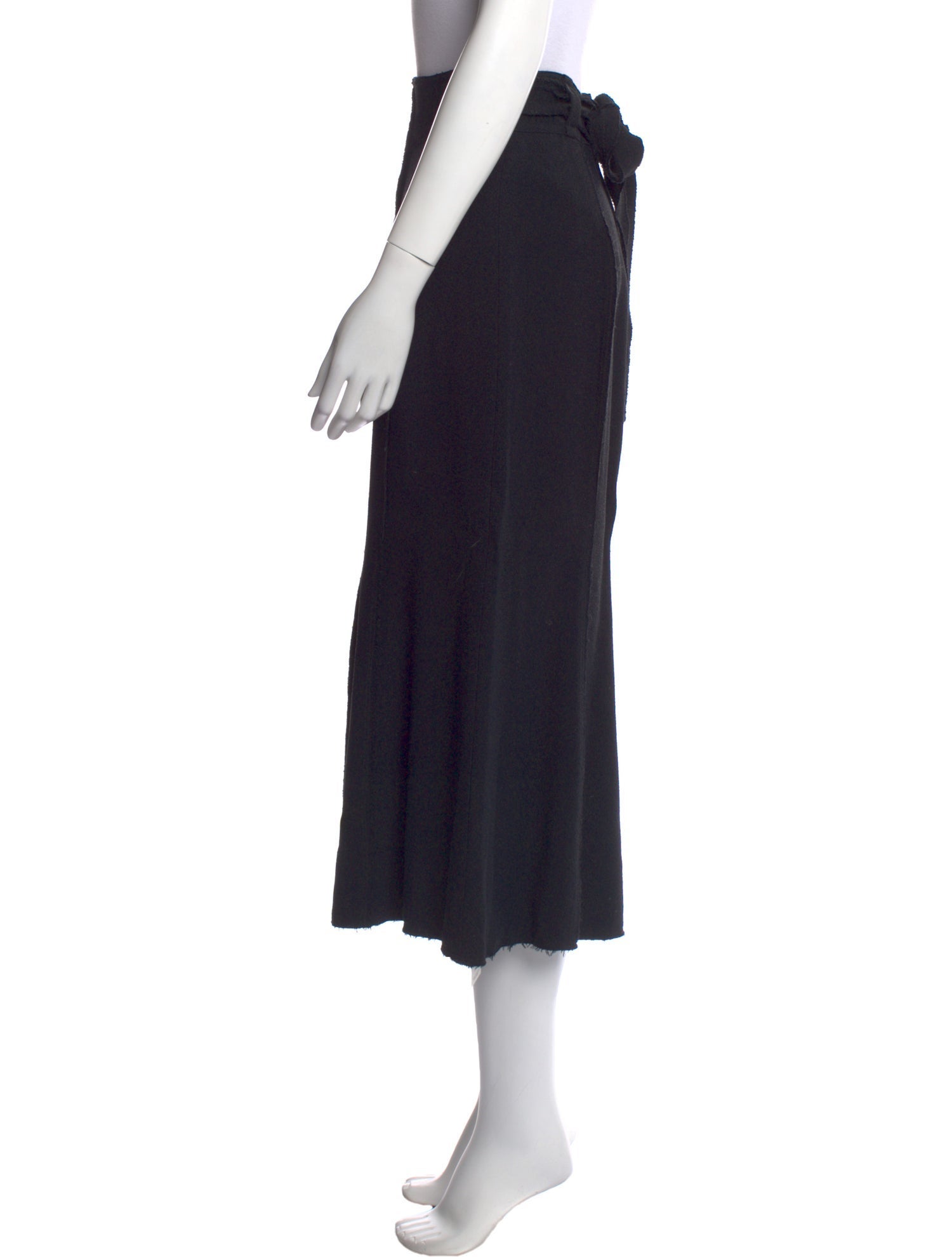 Proenza Schouler Raw-Edge Trim Midi Length Skirt