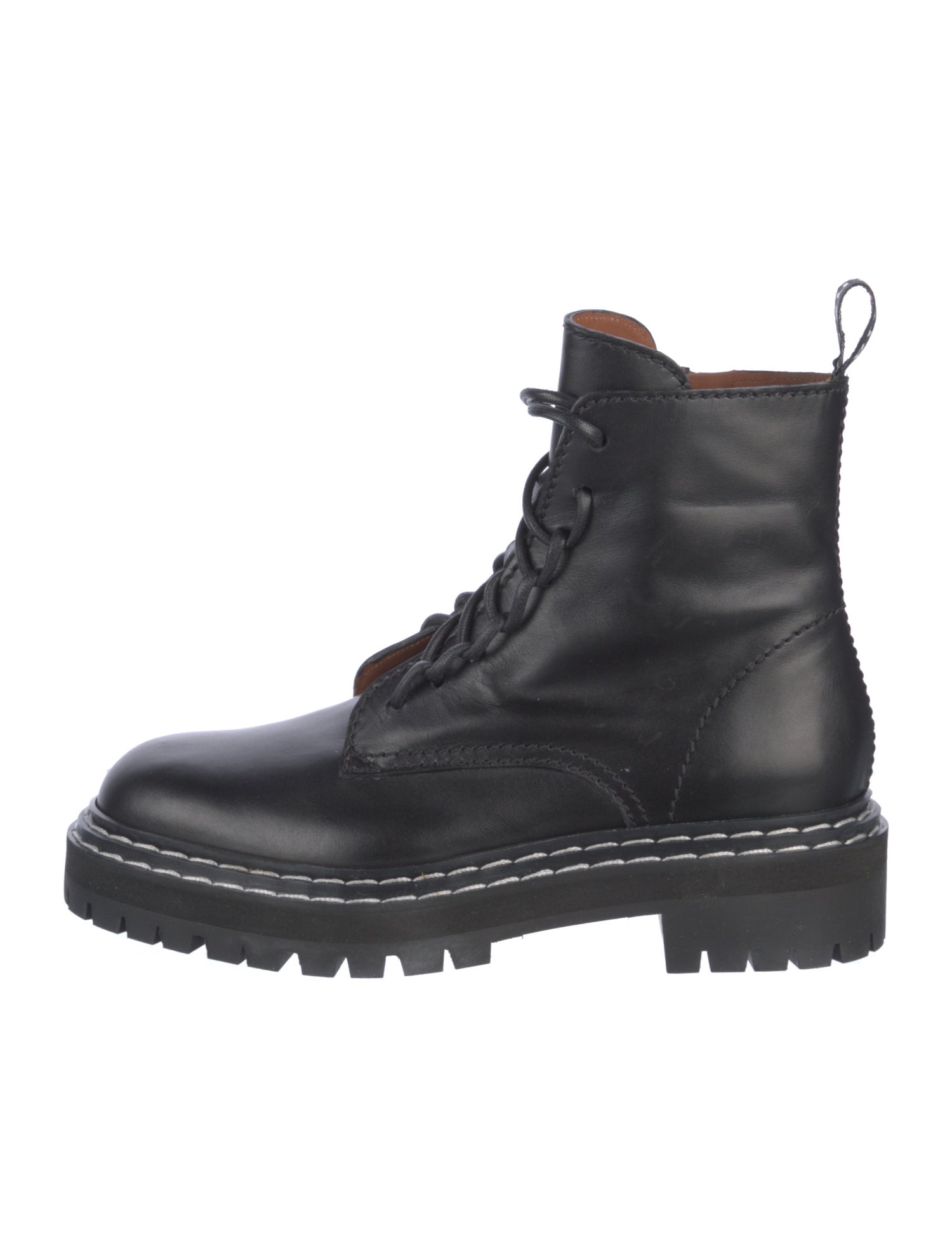 Proenza Schouler Leather Combat Boots