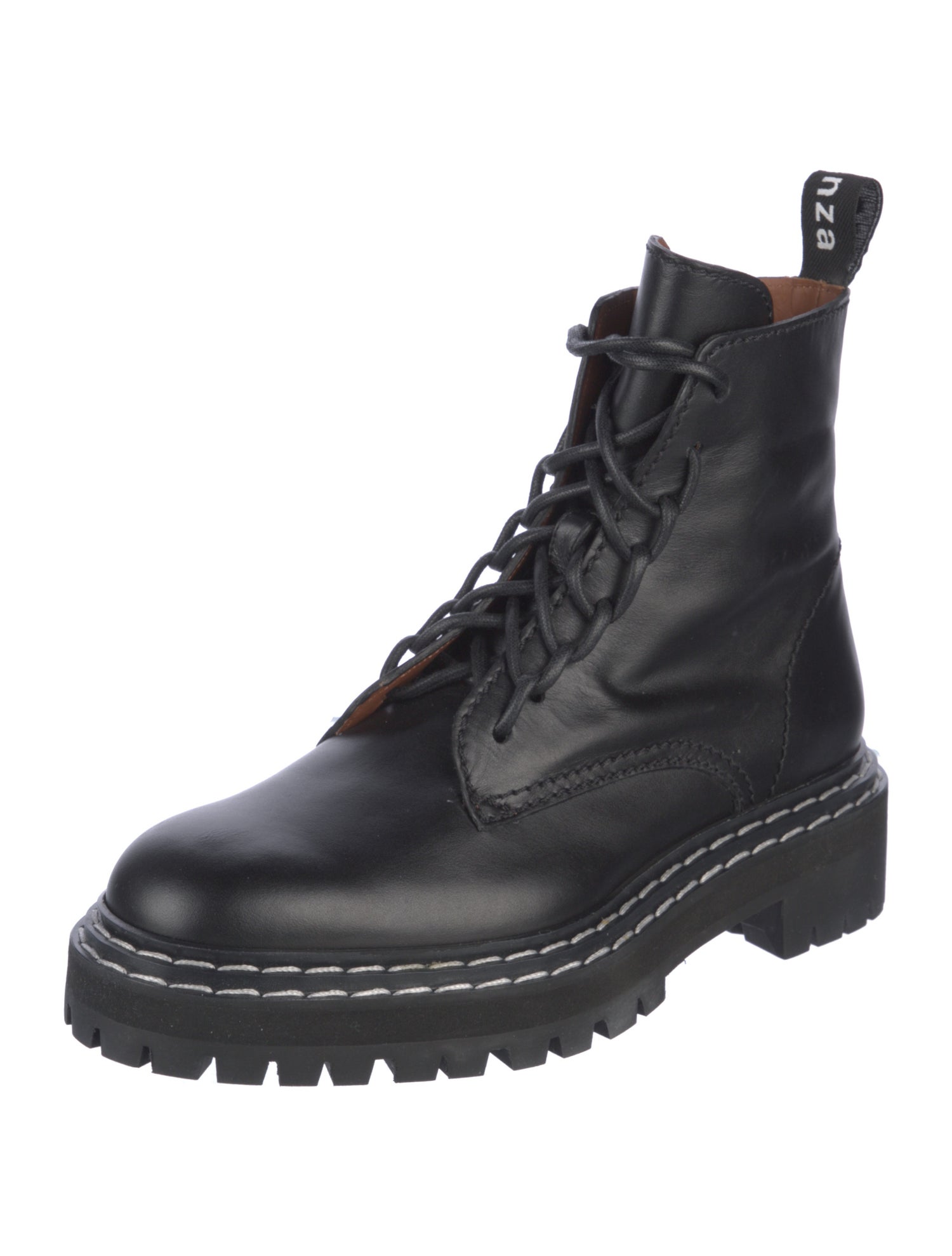 Proenza Schouler Leather Combat Boots