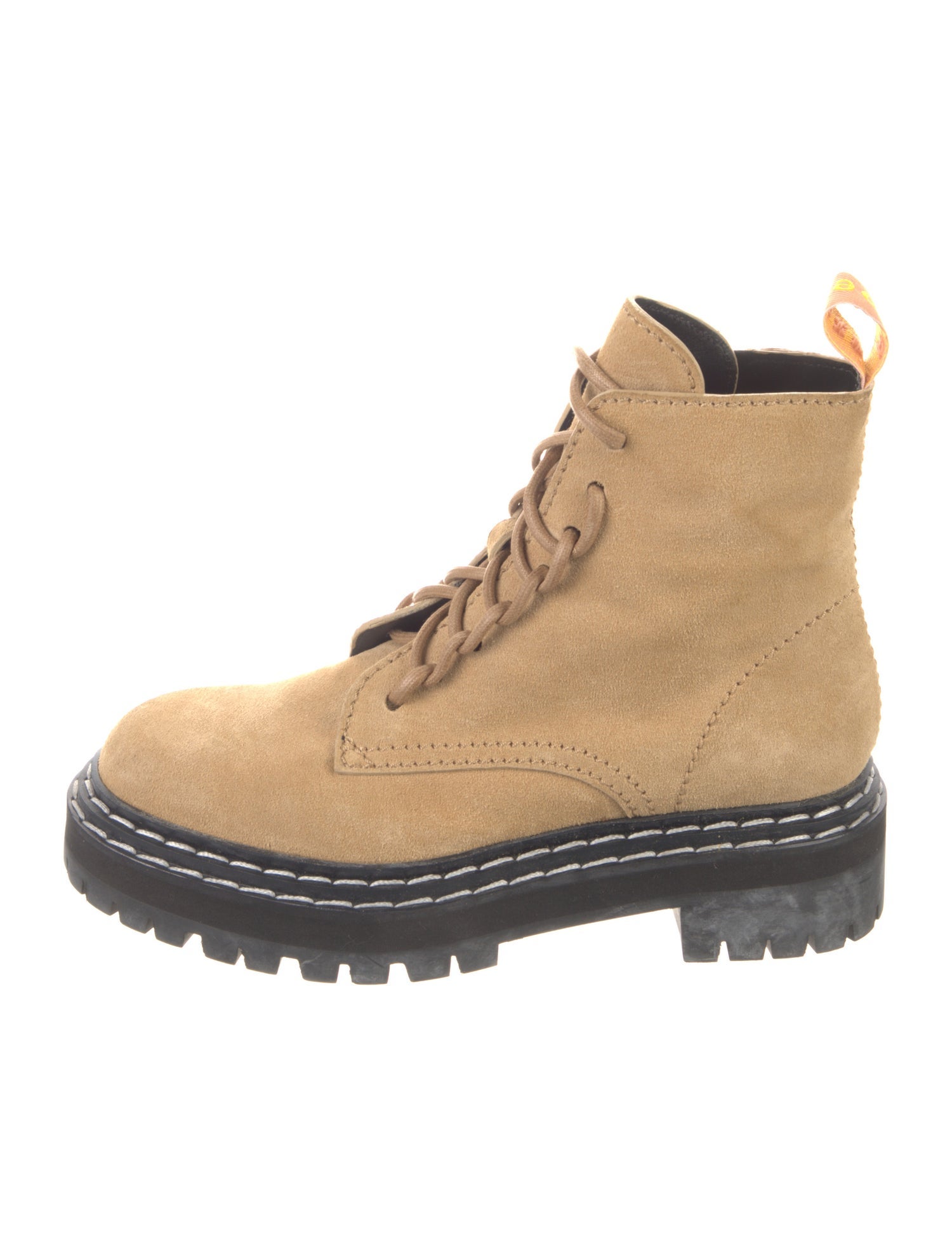 Proenza Schouler Suede Combat Boots