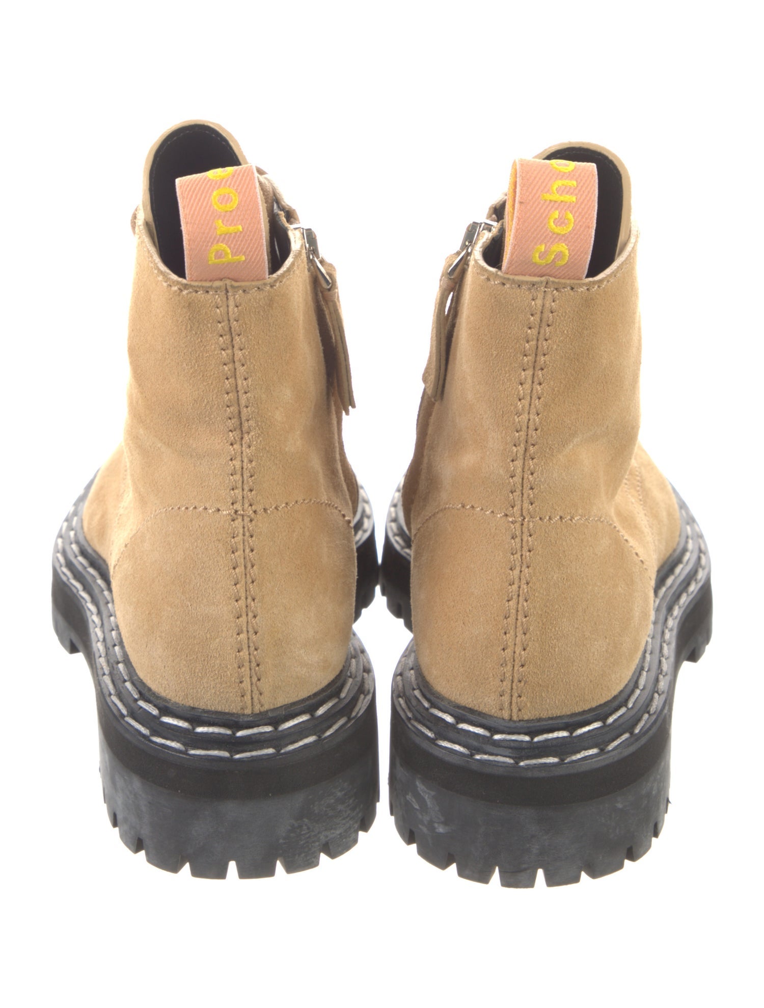 Proenza Schouler Suede Combat Boots