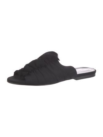 Proenza Schouler Ruffle Embellishment Mules
