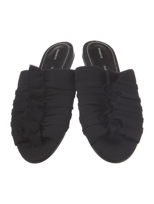 Proenza Schouler Ruffle Embellishment Mules