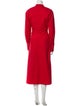 Proenza Schouler Mock Neck Long Dress
