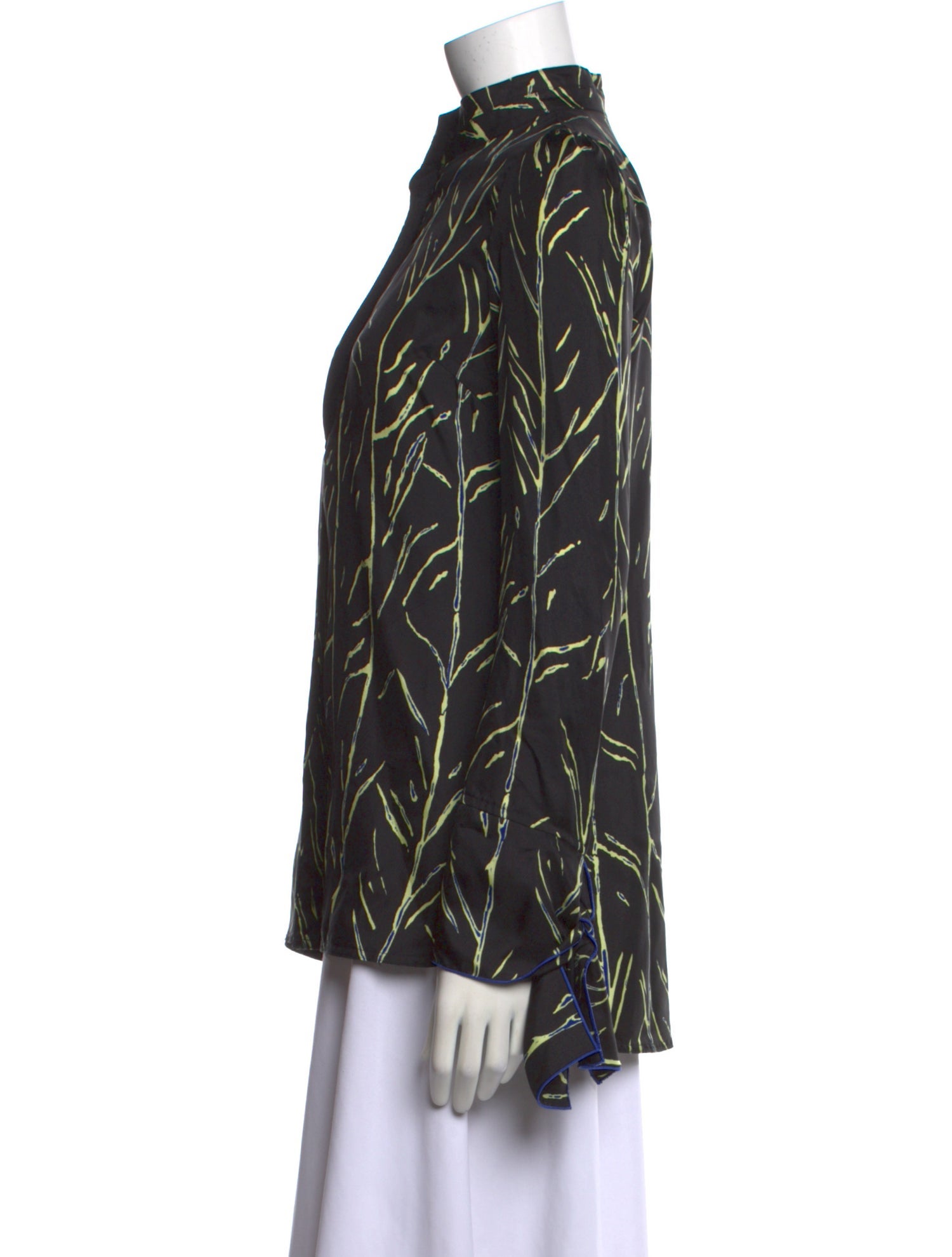 Proenza Schouler Silk Printed Blouse