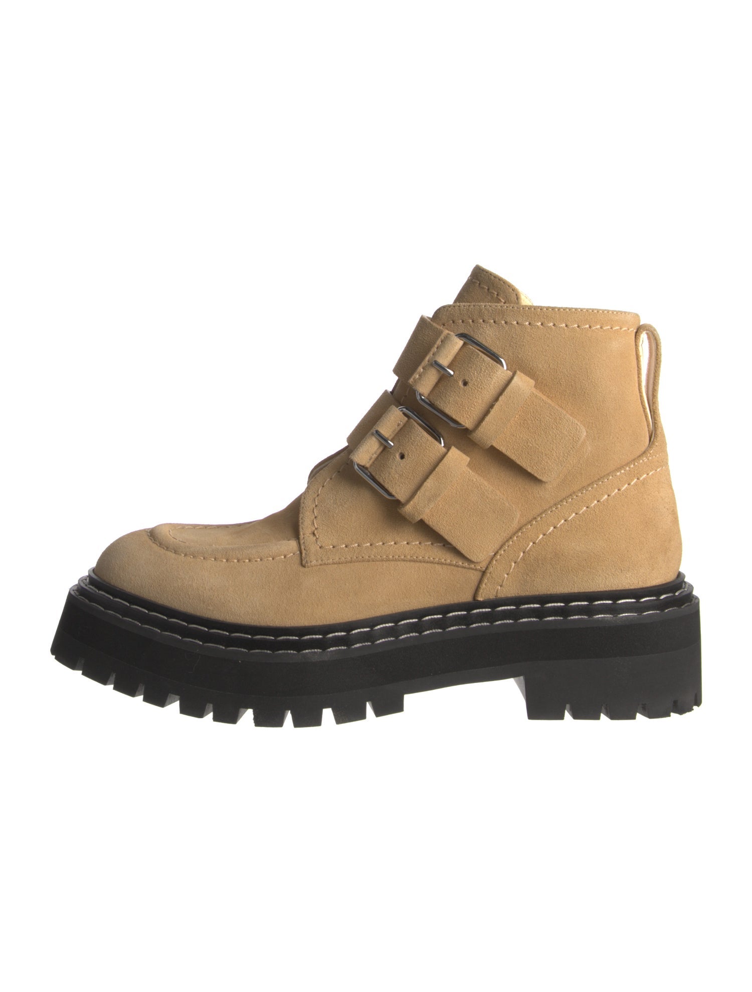 Proenza Schouler Leather Combat Boots