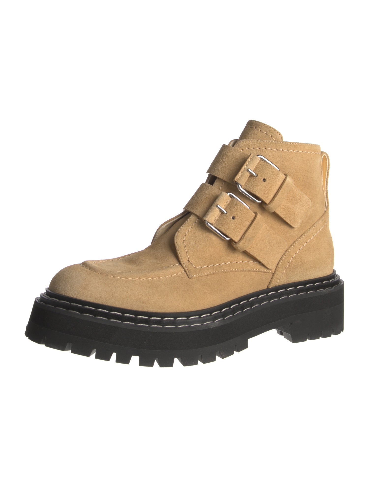 Proenza Schouler Leather Combat Boots