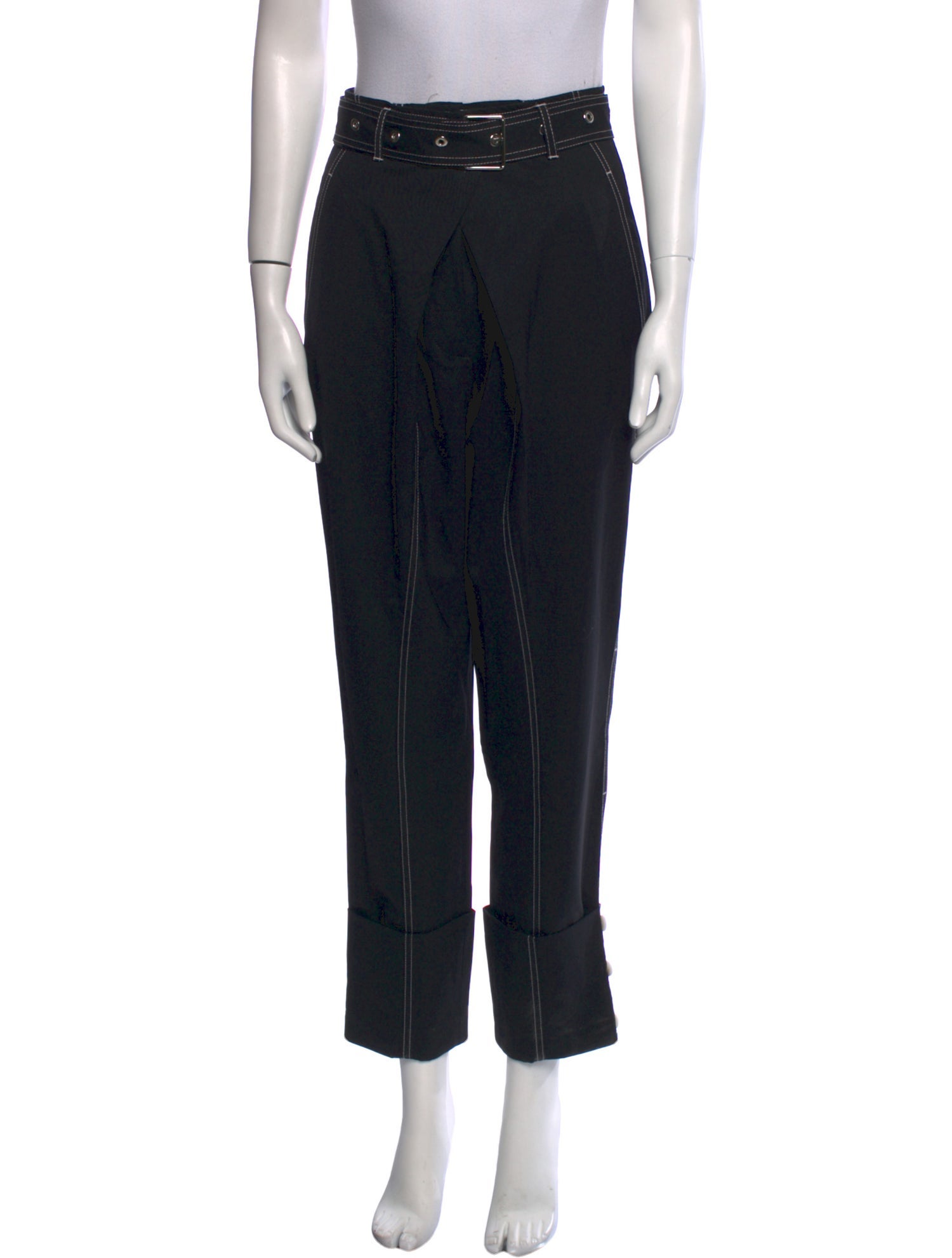 Proenza Schouler Wool Straight Leg Pants