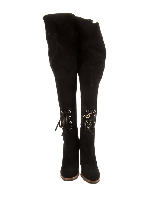 Proenza Schouler Suede Lace-Up Boots