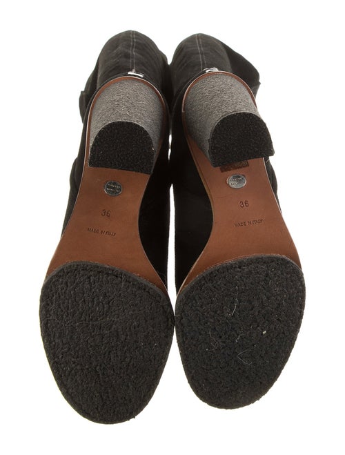 Proenza Schouler Suede Lace-Up Boots