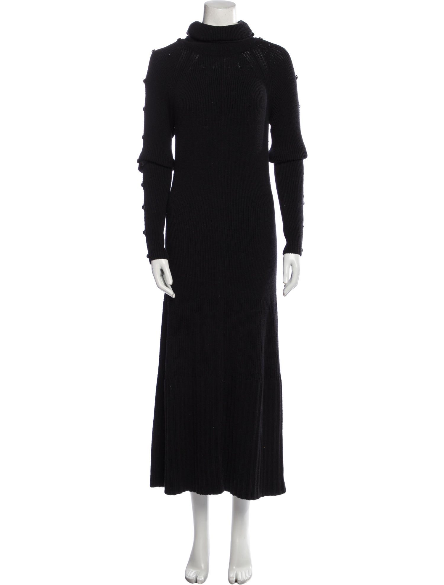 Proenza Schouler Turtleneck Midi Length Dress