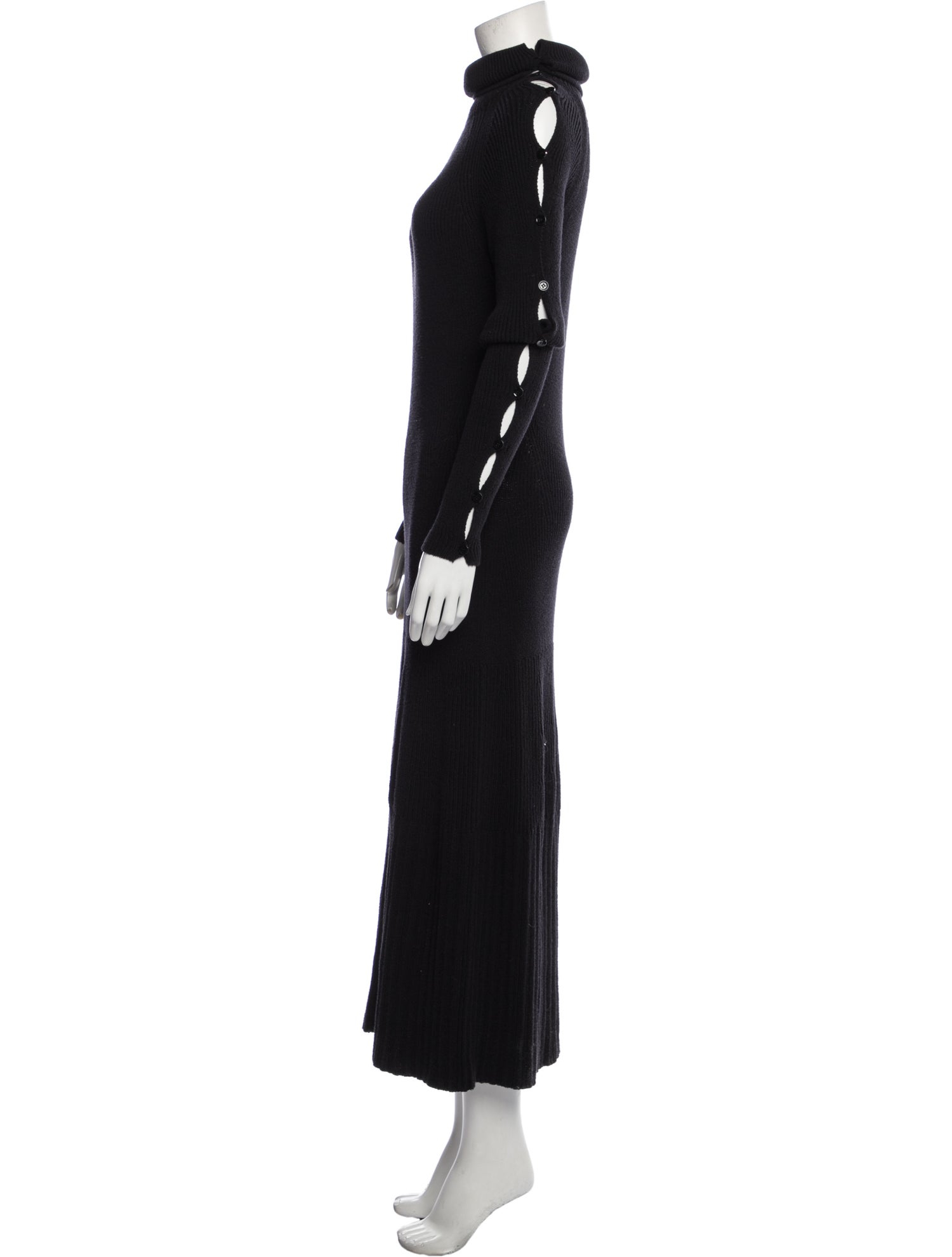 Proenza Schouler Turtleneck Midi Length Dress