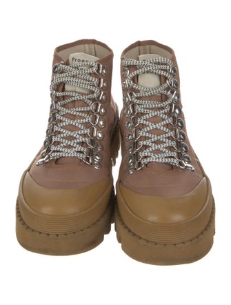 Proenza Schouler Canvas Hiking Boots