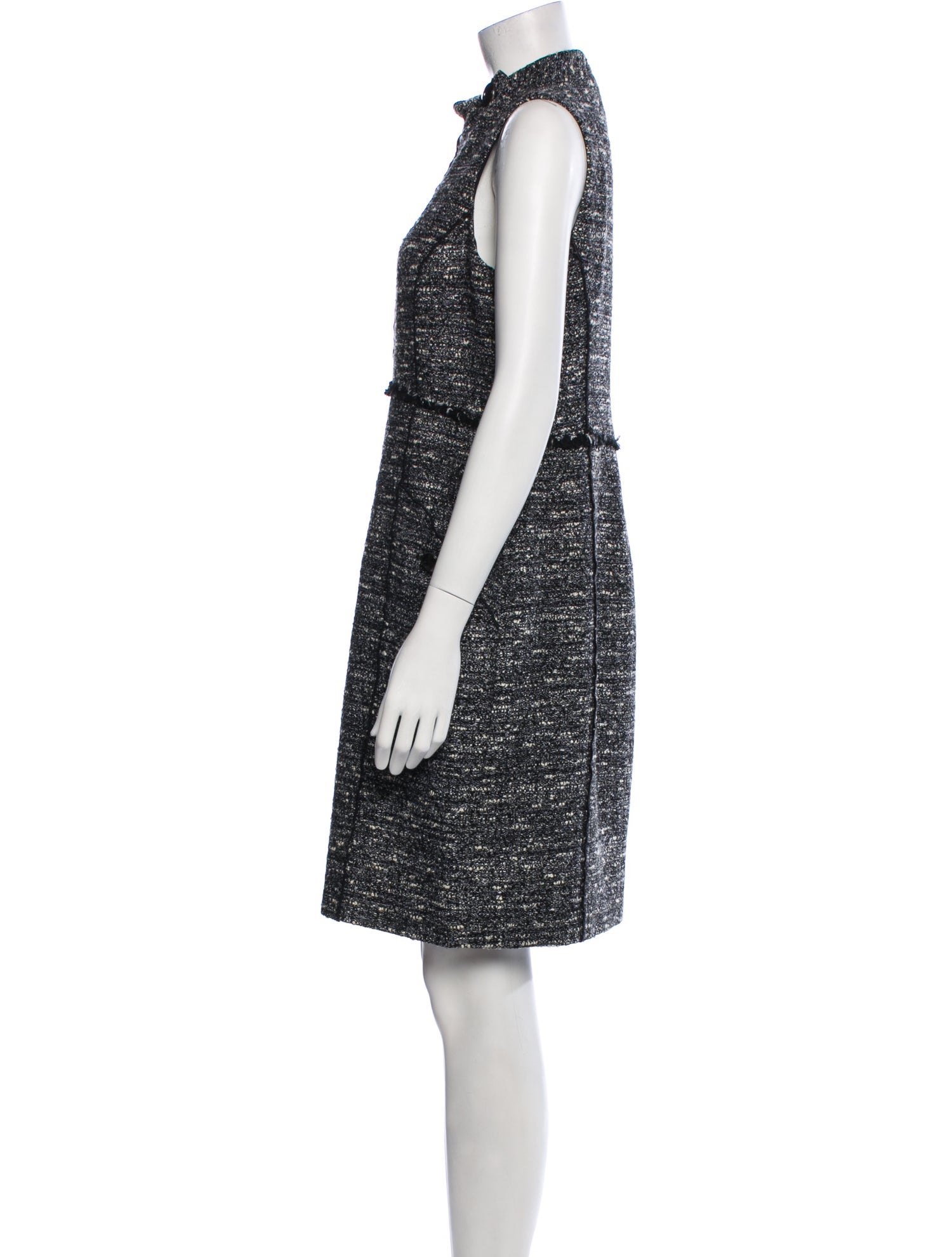 Proenza Schouler Mock Neck Mini Dress