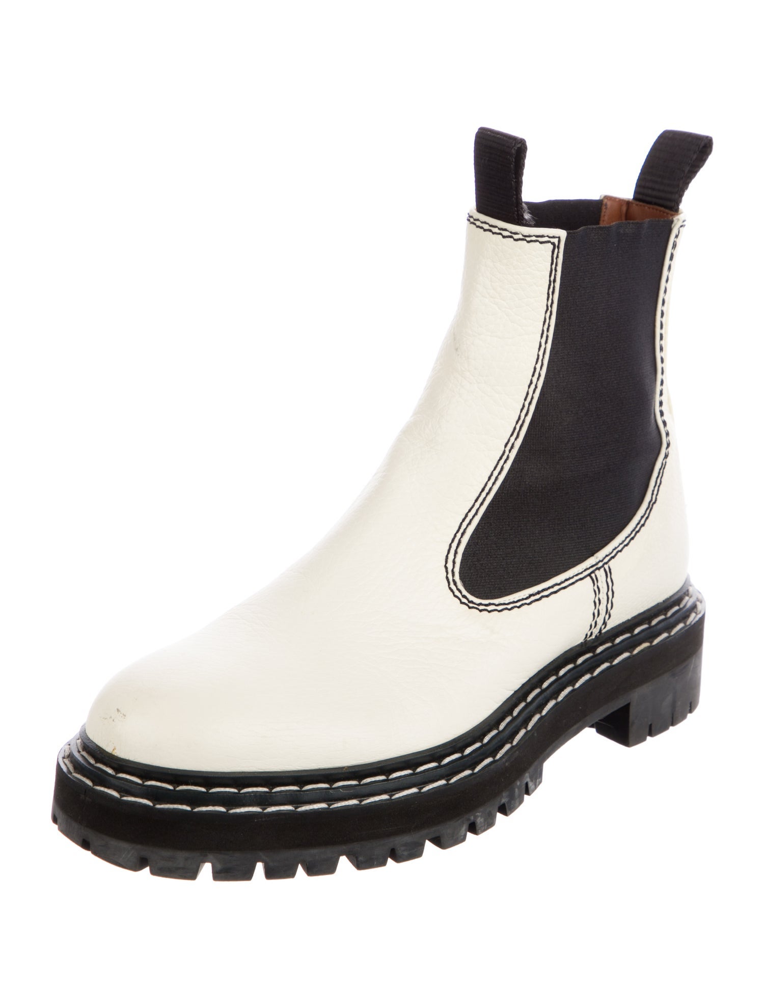 Proenza Schouler Leather Chelsea Boots