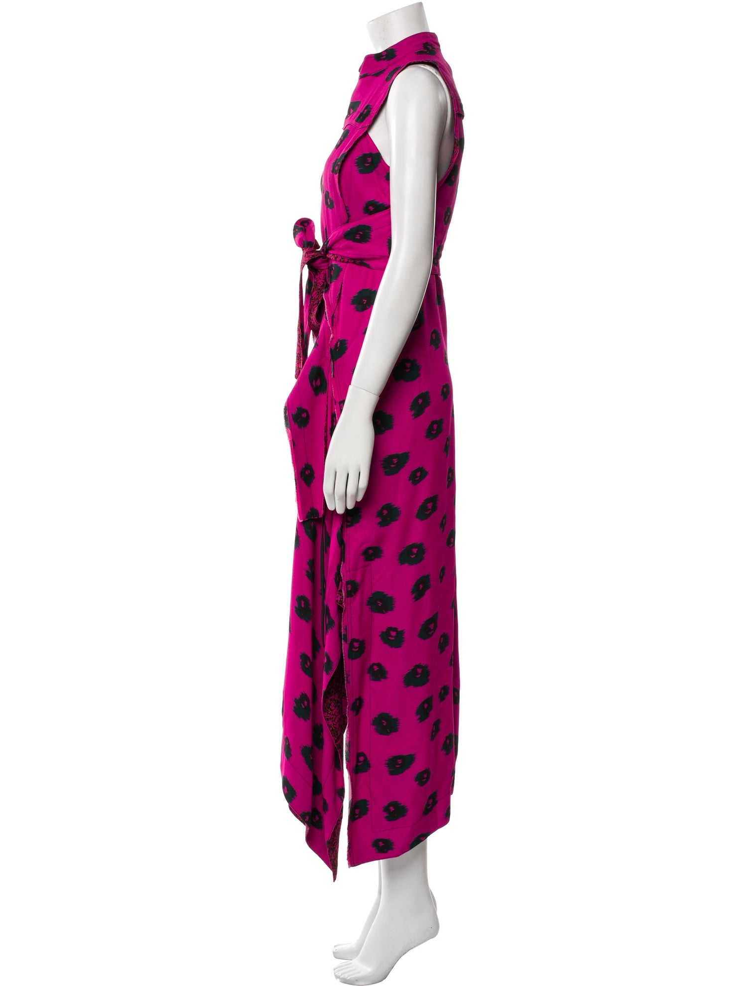 Proenza Schouler Polka Dot Print Long Dress