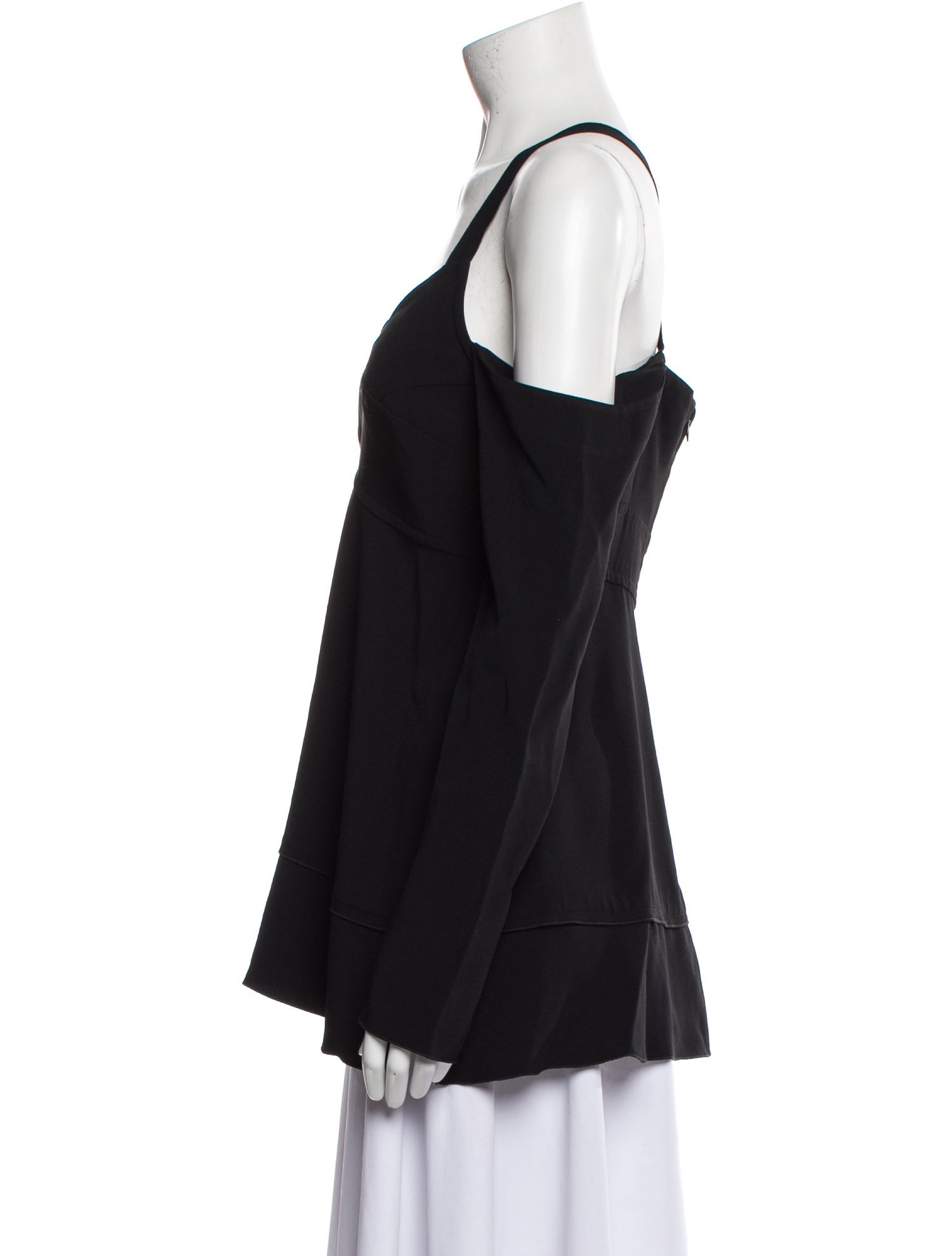 Proenza Schouler V-Neck Long Sleeve Blouse