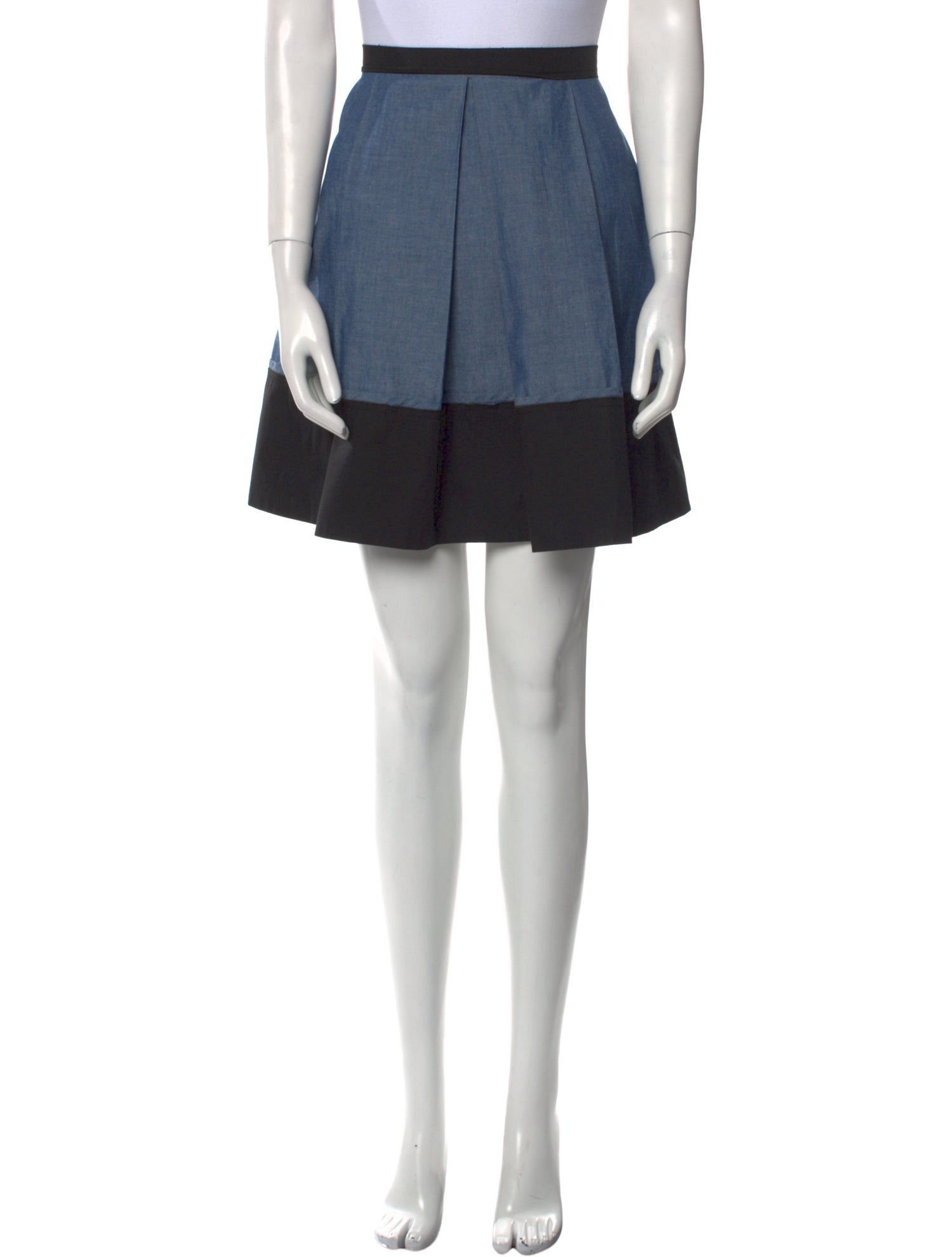 Proenza Schouler Pleated Accents Mini Skirt