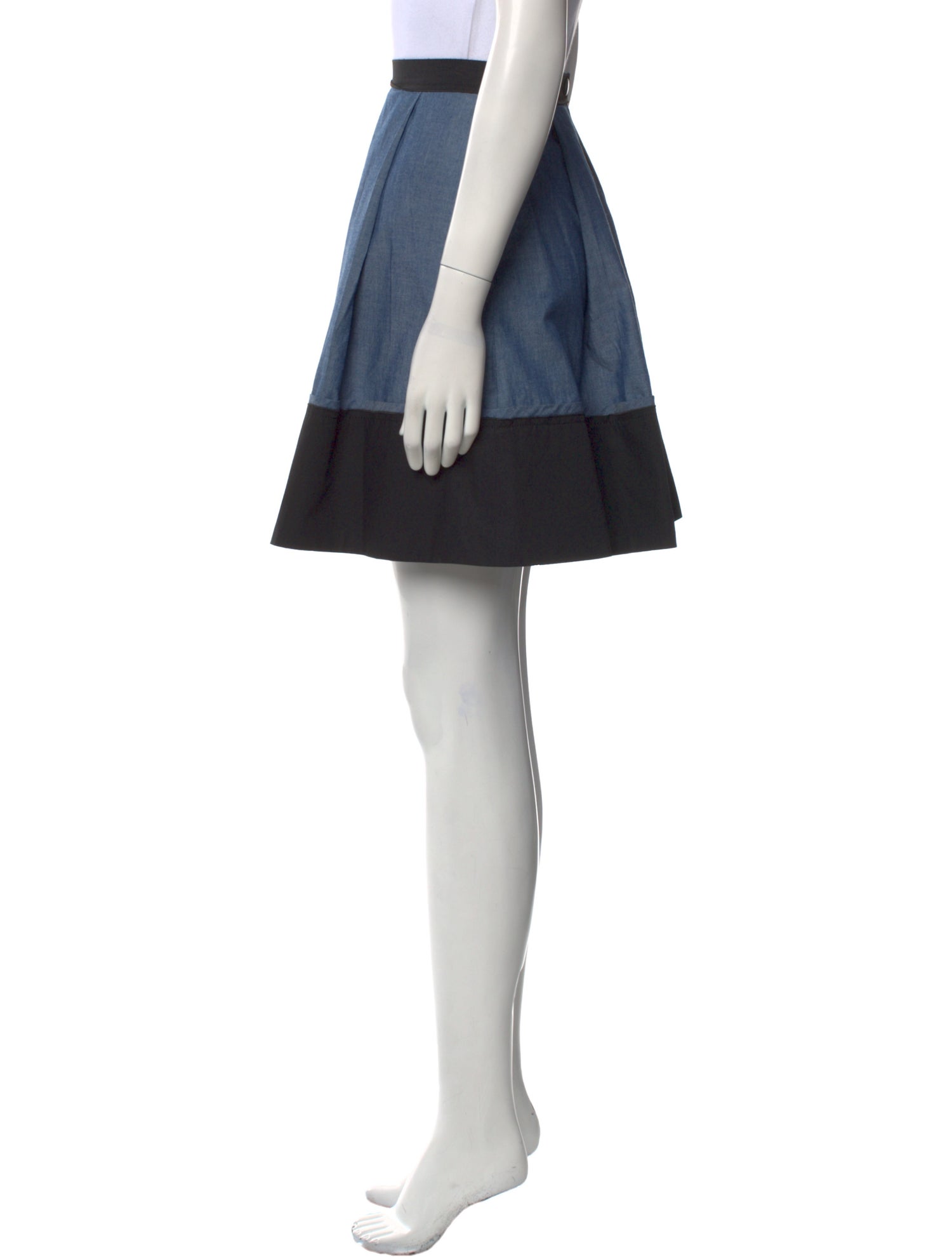 Proenza Schouler Pleated Accents Mini Skirt