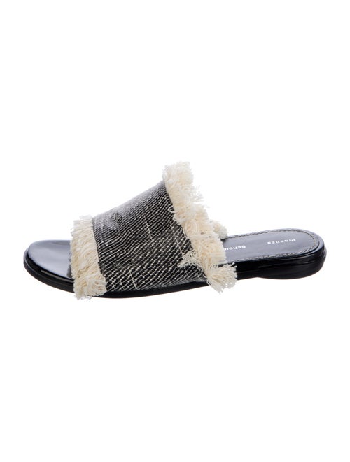 Proenza Schouler Canvas Patterned Slides