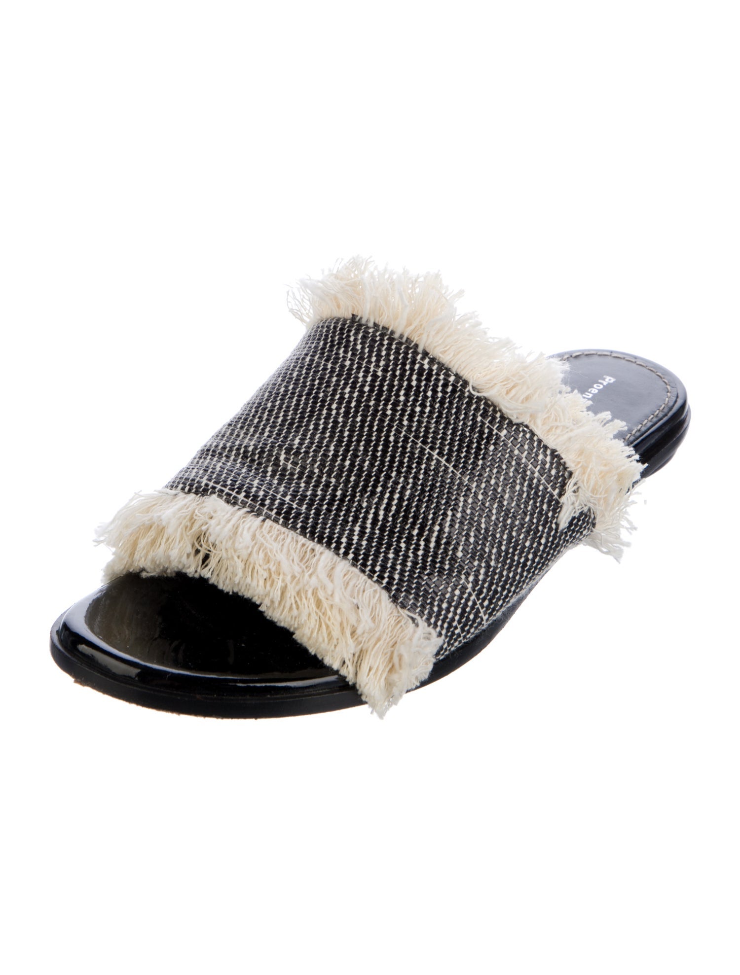 Proenza Schouler Canvas Patterned Slides