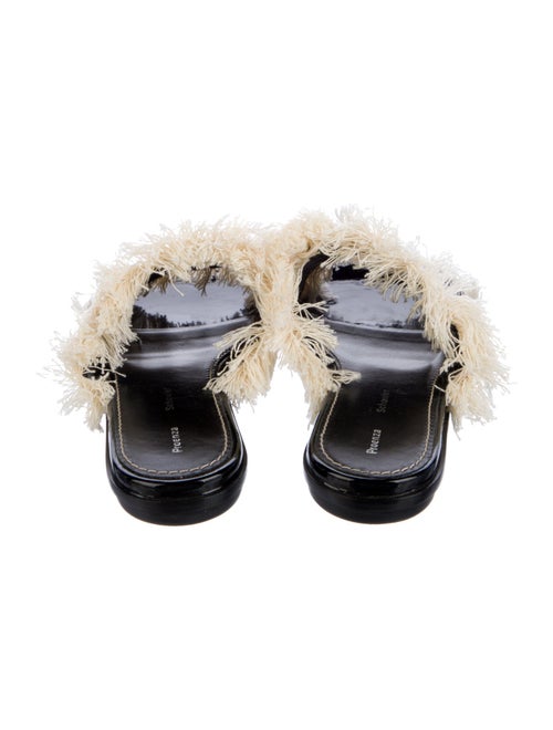 Proenza Schouler Canvas Patterned Slides