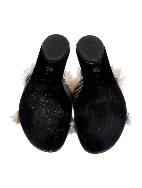 Proenza Schouler Canvas Patterned Slides