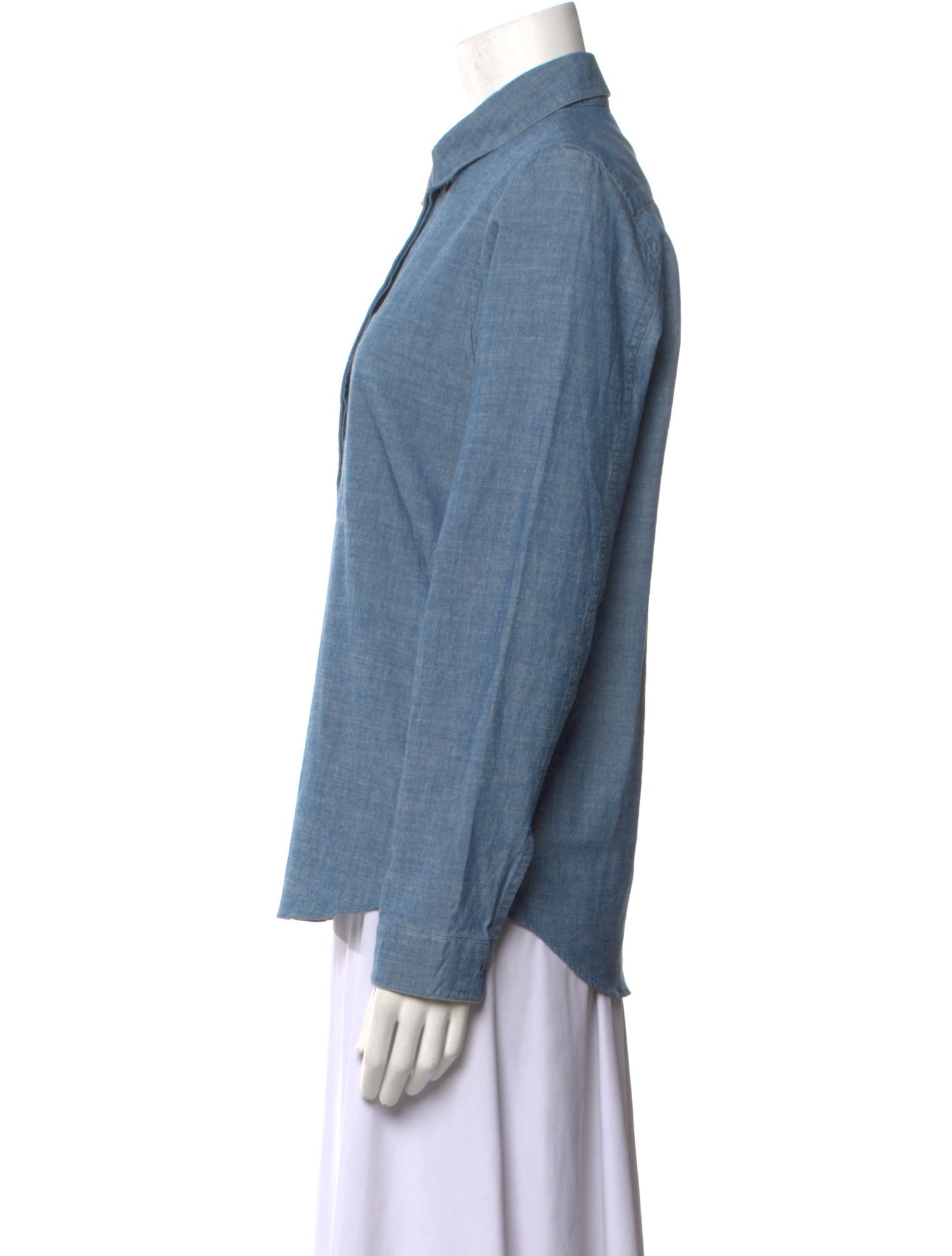 Proenza Schouler Long Sleeve Button-Up Top