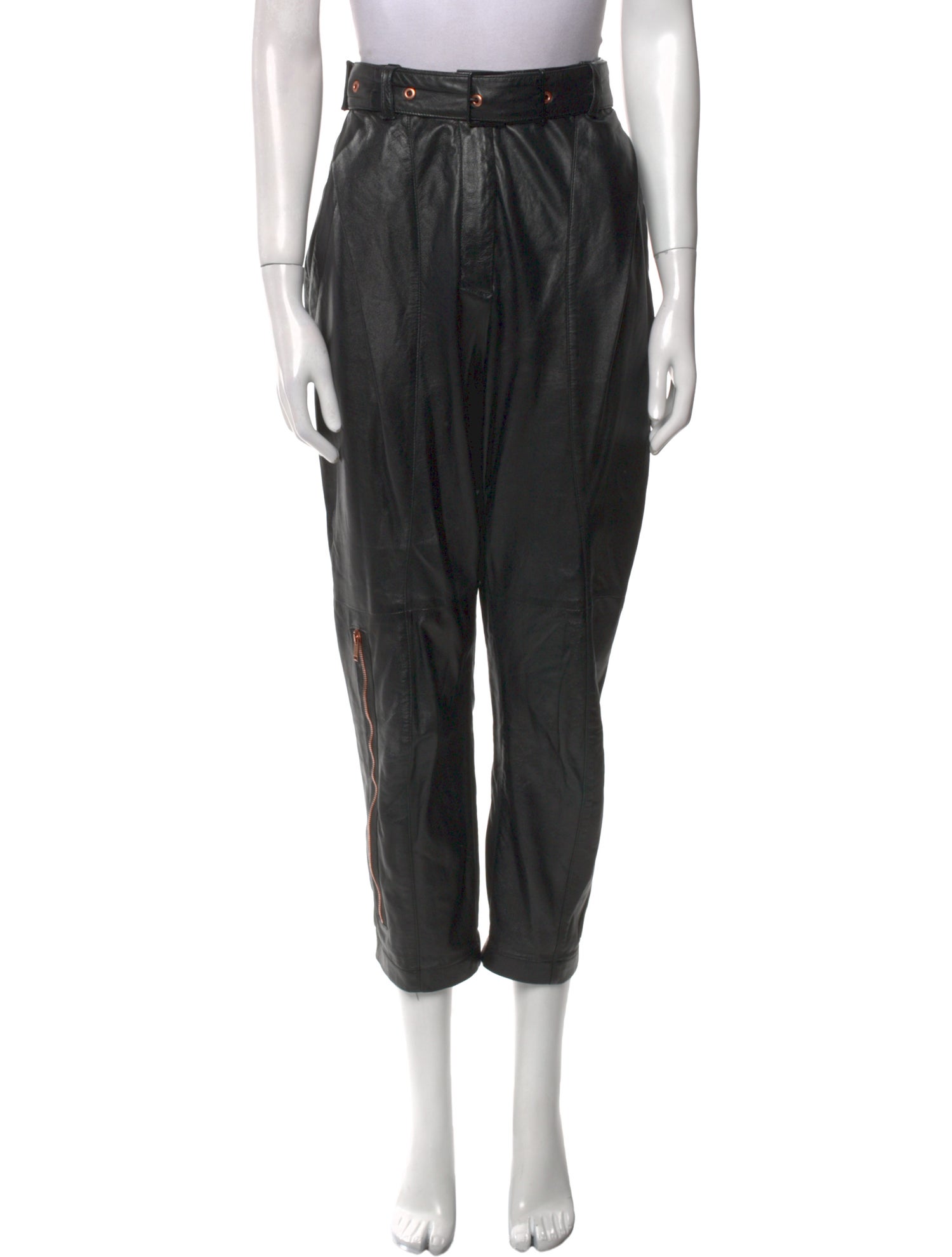 Proenza Schouler Leather Straight Leg Pants