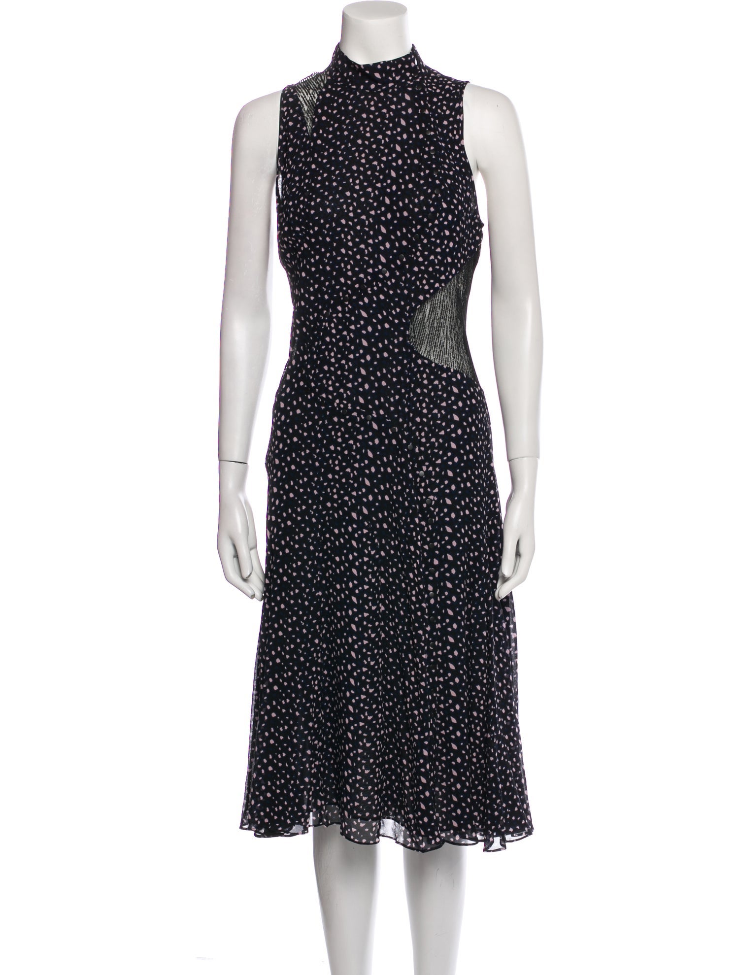 Proenza Schouler Silk Midi Length Dress