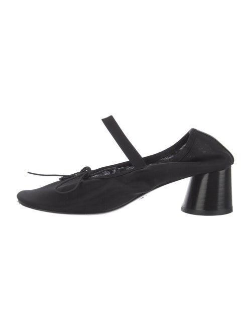 Proenza Schouler Black Glove Mary Jane Ballet Heels