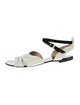 Proenza Schouler Leather Colorblock Pattern Sandals