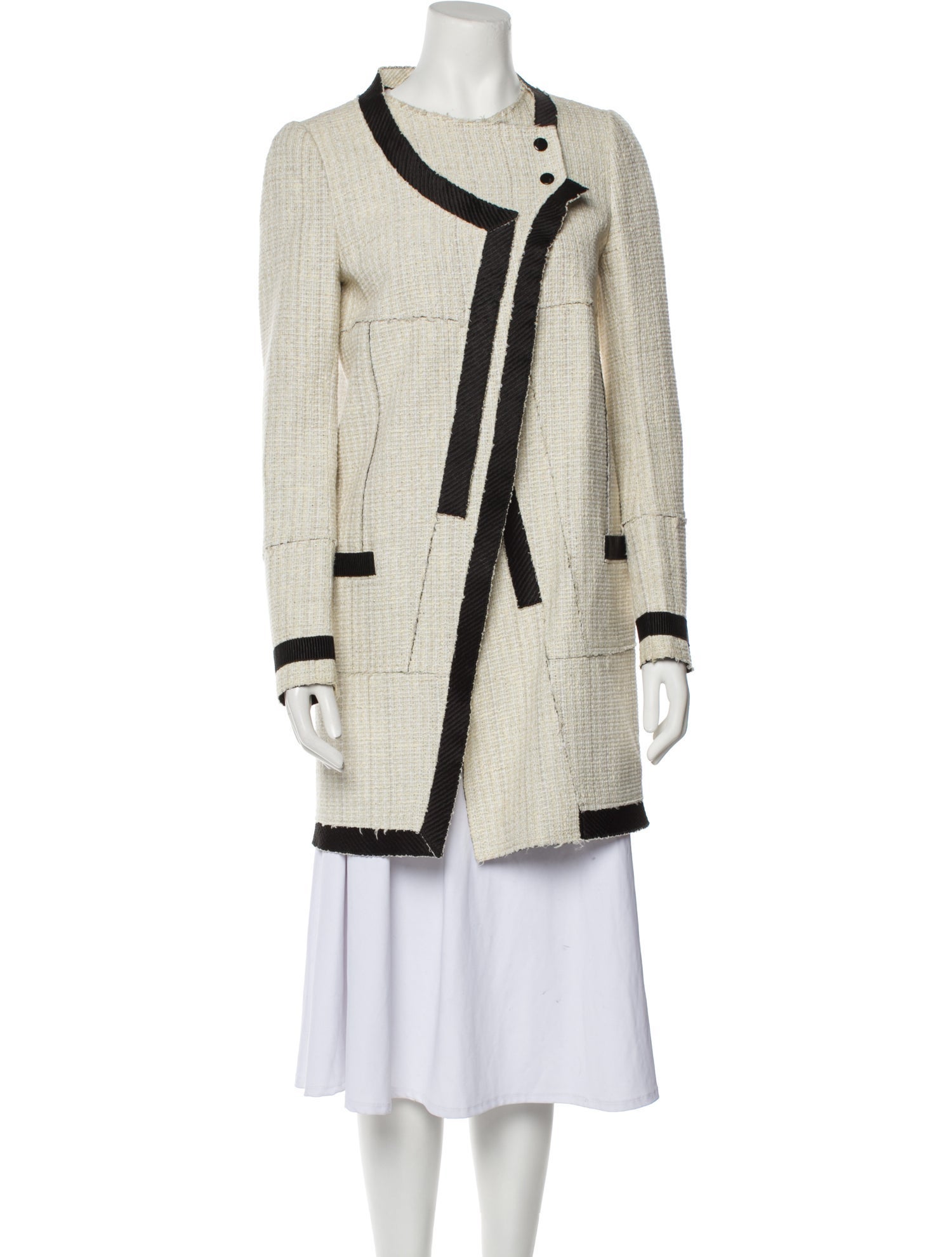 Proenza Schouler Tweed Pattern Coat