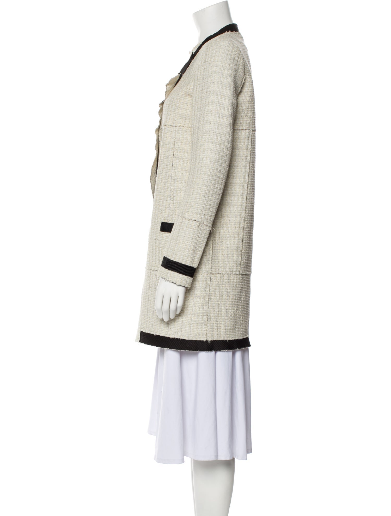 Proenza Schouler Tweed Pattern Coat