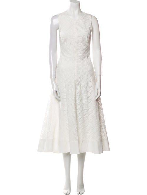 Proenza Schouler V-Neck Long Dress