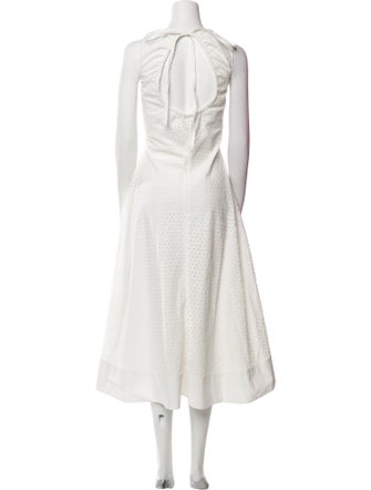 Proenza Schouler V-Neck Long Dress