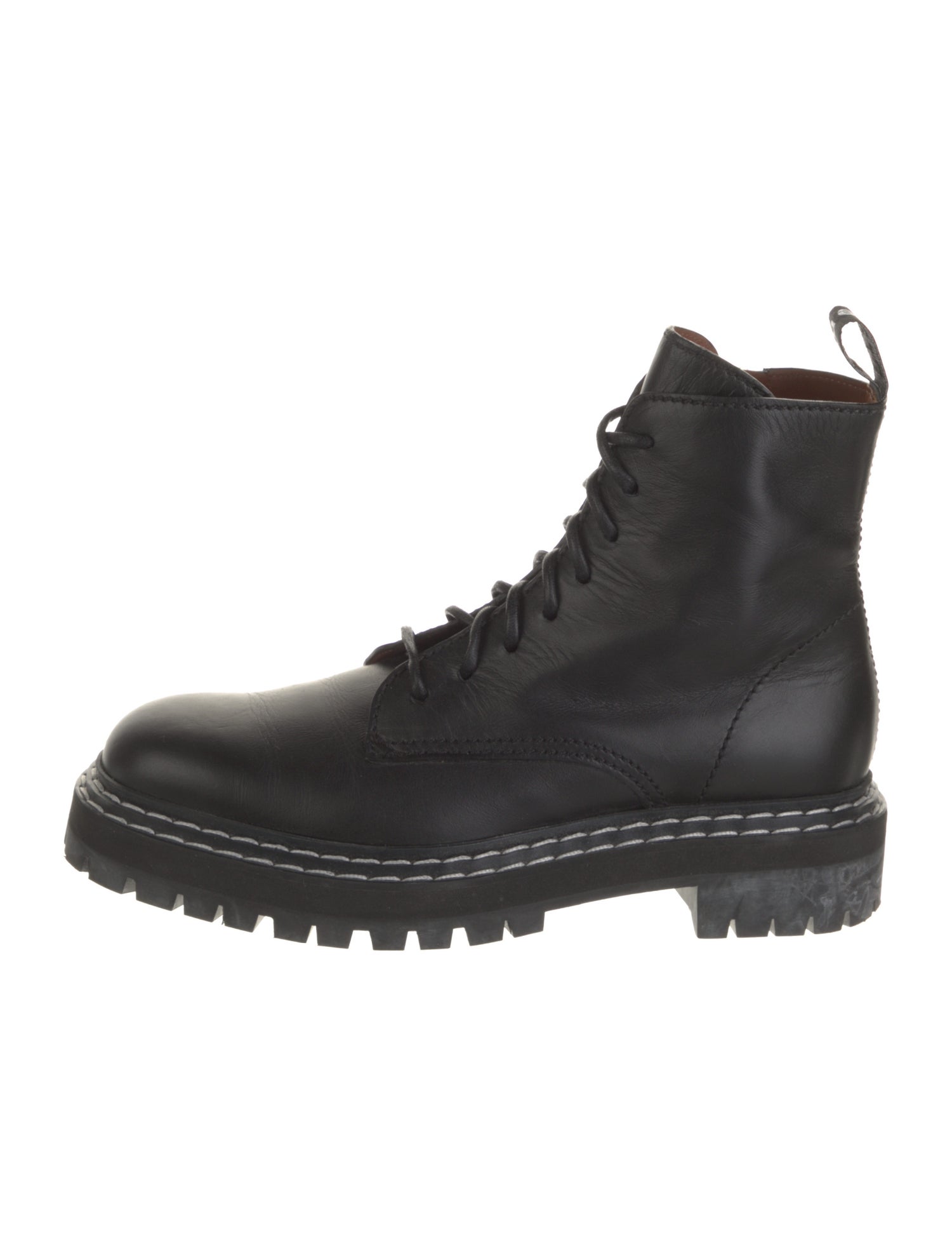 Proenza Schouler Leather Combat Boots