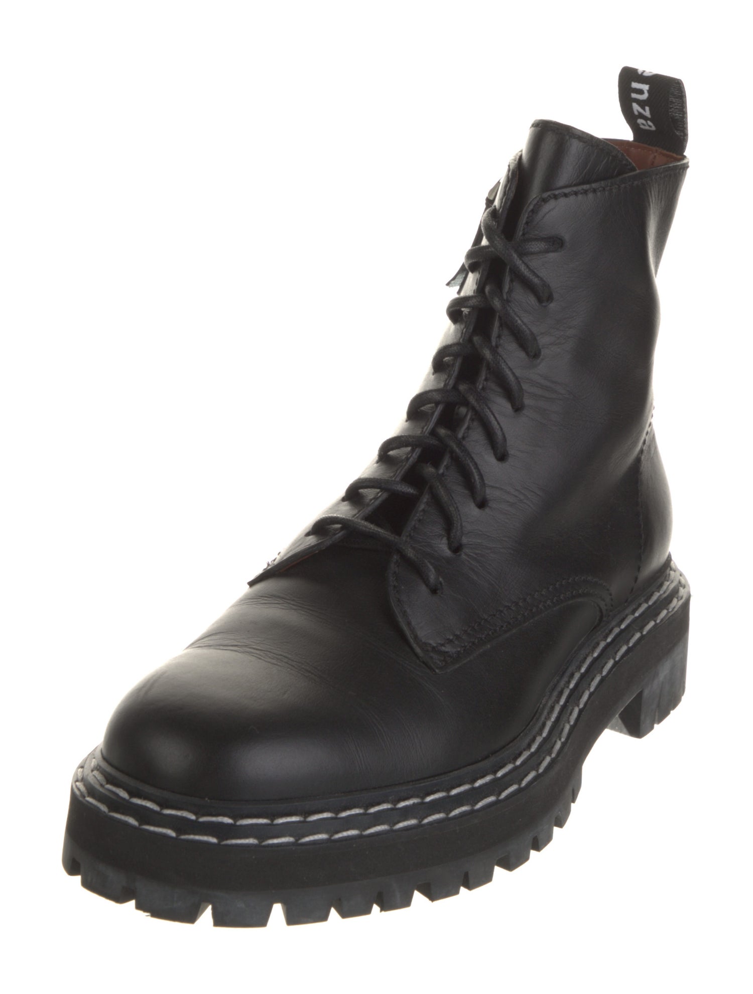 Proenza Schouler Leather Combat Boots