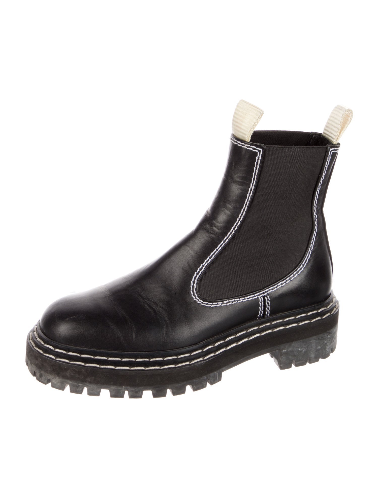 Proenza Schouler Leather Chelsea Boots