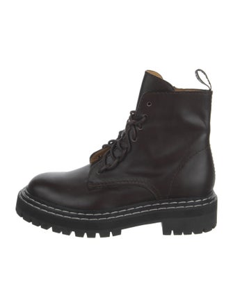 Proenza Schouler Leather Combat Boots