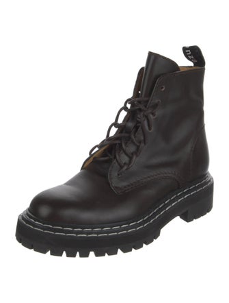 Proenza Schouler Leather Combat Boots