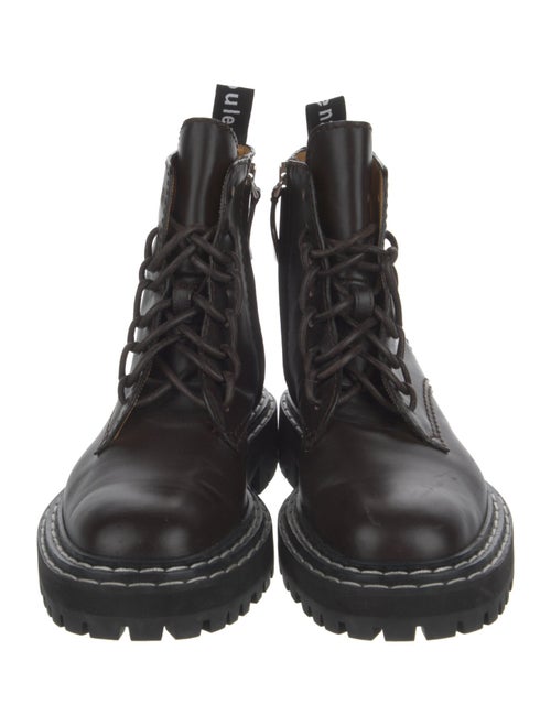 Proenza Schouler Leather Combat Boots