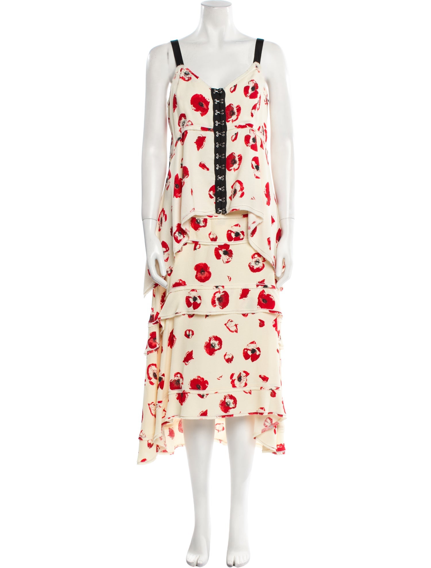 Proenza Schouler Floral Print Skirt Set